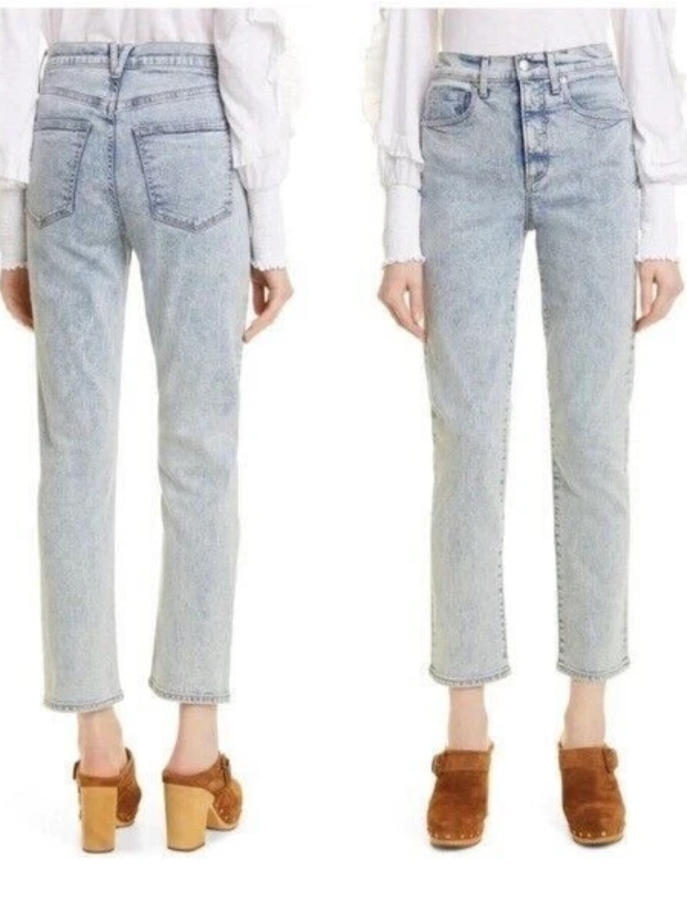 VERONICA BEARD Ryleigh Slim Straight Jeans 29 Blue Vail High Rise MSRP $328